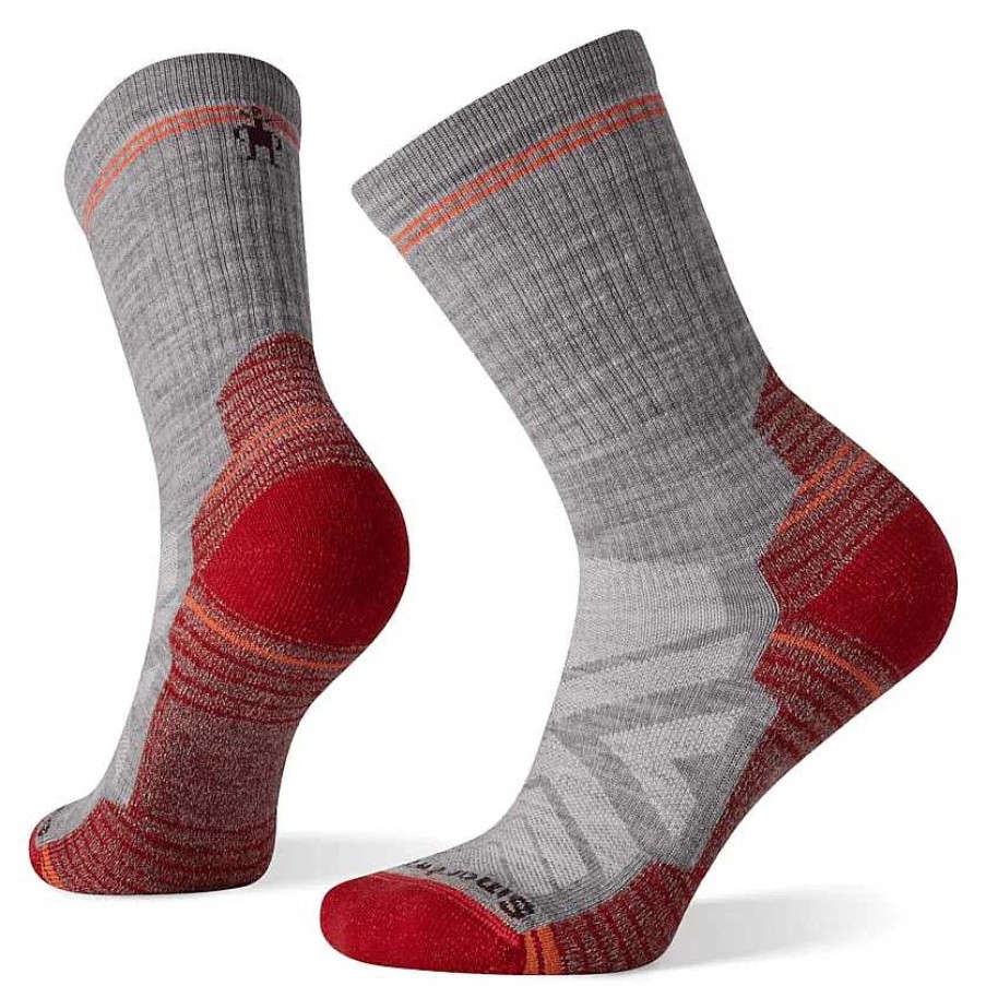 Accessories Smartwool | Women'S Smartwool Hike Light Cushion Crew Socks - Light Gray