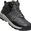 Men Keen | Men'S Keen Nxis Evo Mid Waterproof Boot - Magnet|Cobalt Blue