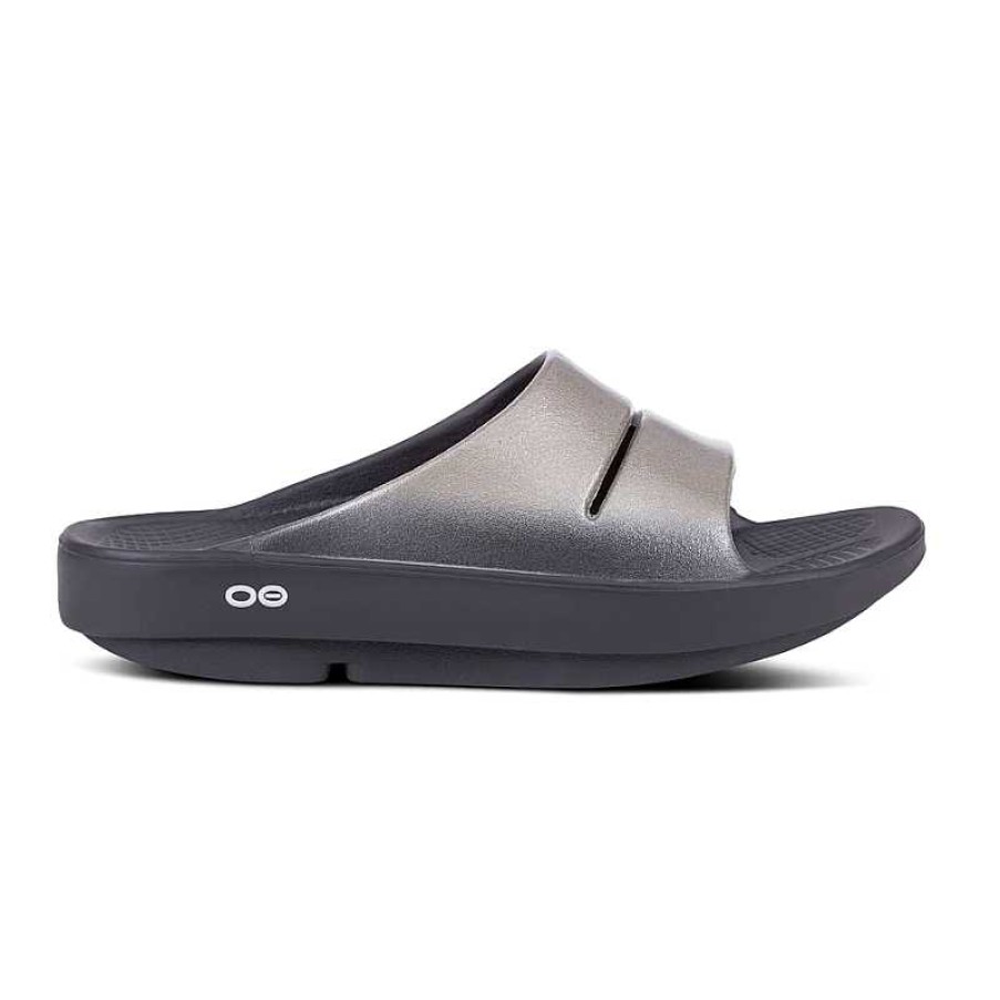 Women Oofos | Women'S Oofos Ooahh Slide Luxe - Latte