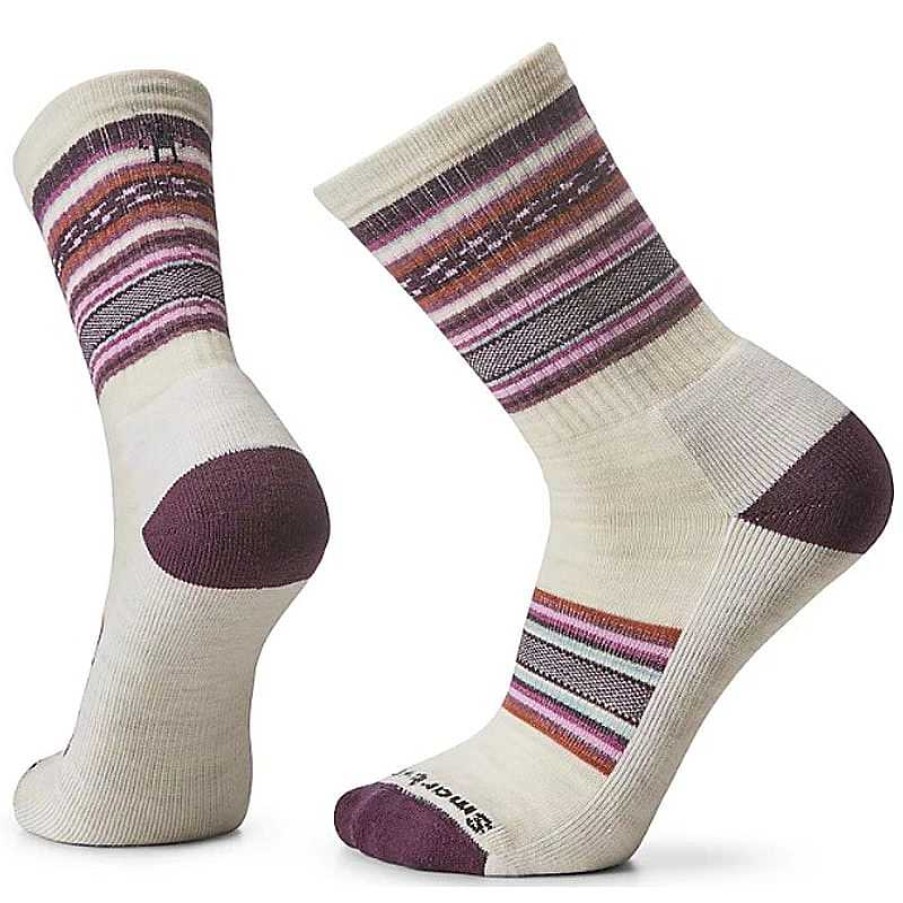 Accessories Smartwool | Smartwool Regarita Light Cushion Crew Socks - Moonbeam