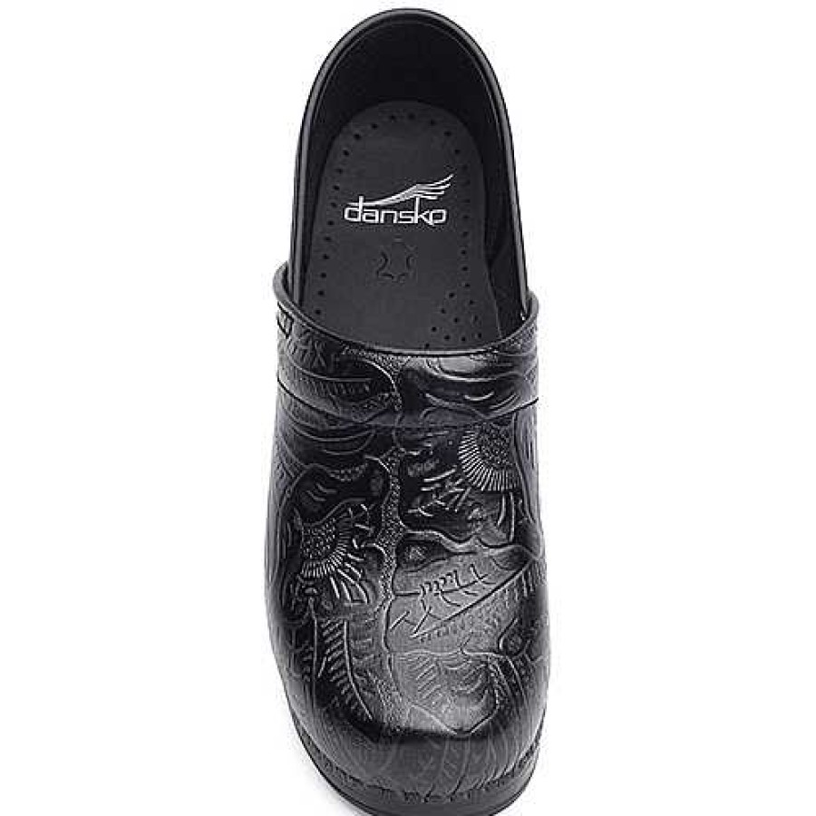 Women Dansko | Women'S Dansko Professional - Black Tooled