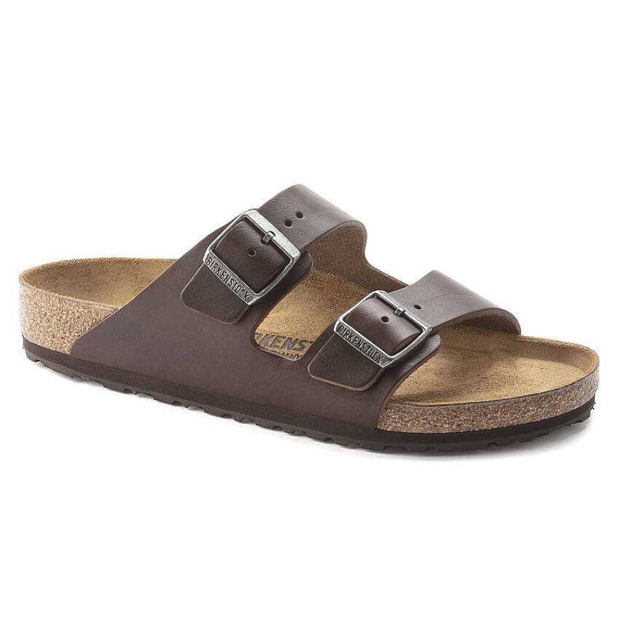 Men Birkenstock | Men'S Birkenstock Arizona Grip - Vintage Wood Roast