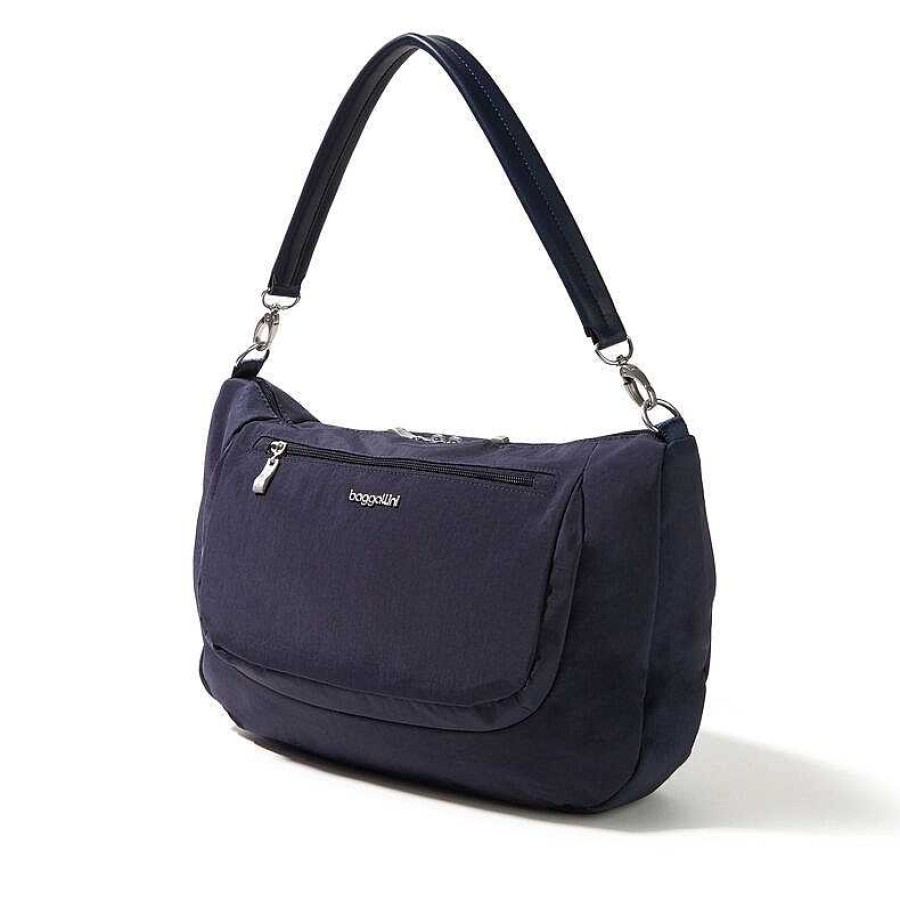 Accessories Baggallini | Baggallini Modern Everywhere Half Moon Messenger French Navy