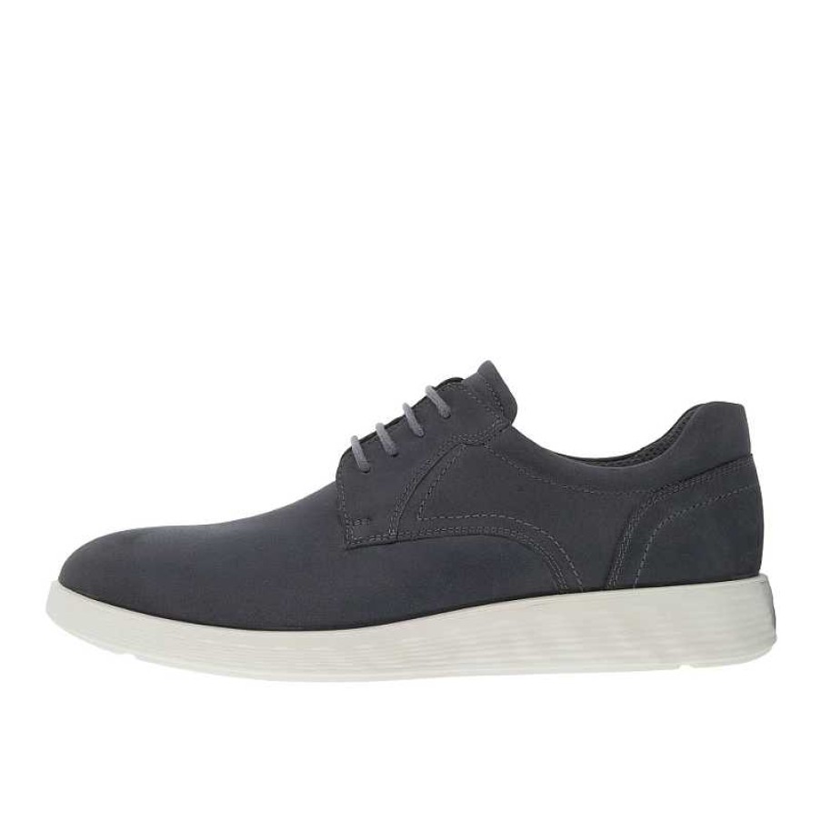 Men ECCO | Men'S Ecco S Lite Hybrid Plain Toe - Magnet Nubuck