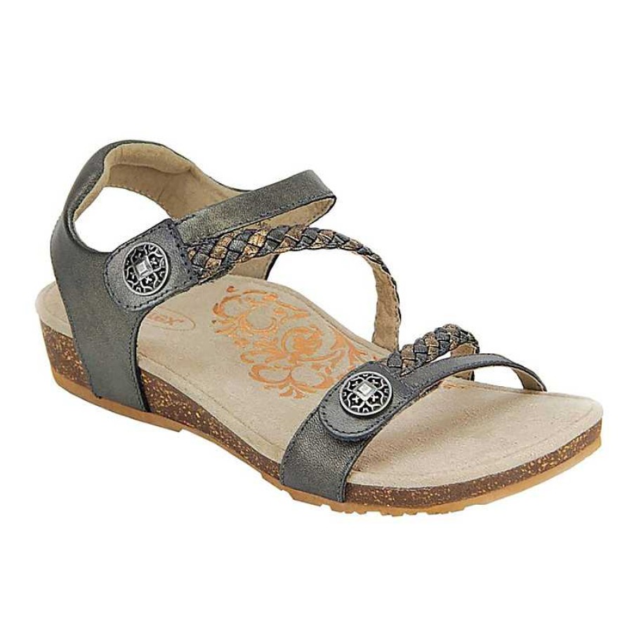 Women Aetrex | Women'S Aetrex Jillian - Gunmetal