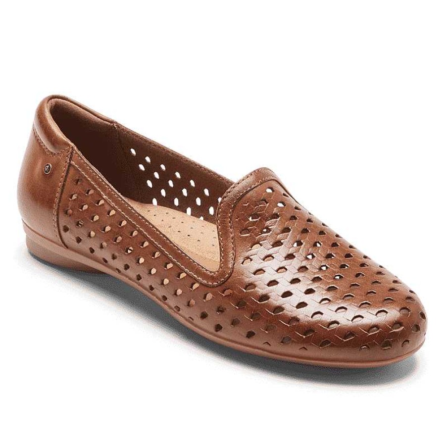 Women Cobb Hill | Women'S Cobb Hill Maiika Woven Slip-On - Tan