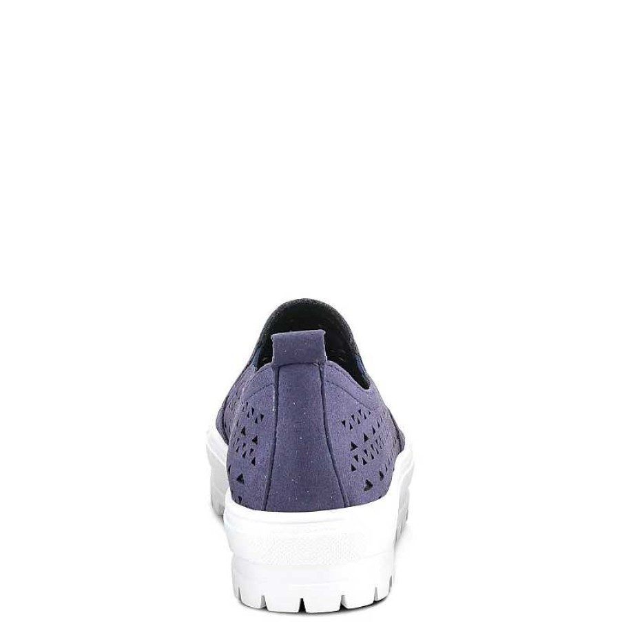 Women Spring Step | Women'S Spring Step Angelita Slip-On Shoe - Navy