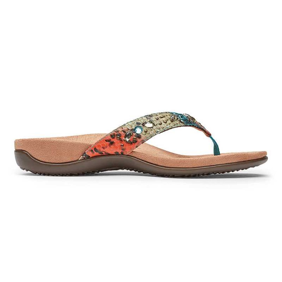 Women Vionic | Women'S Vionic Lucia Snake - Multi Blue|Teal