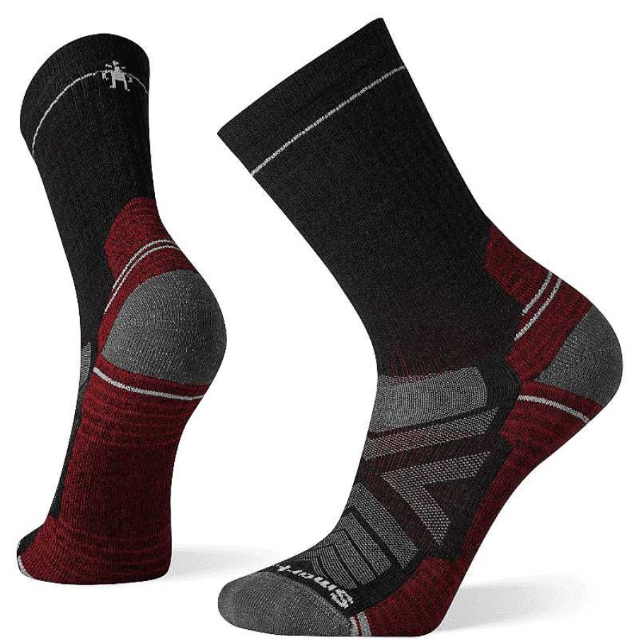 Accessories Smartwool | Men'S Smartwool Hike Light Cushion Crew Socks - Charcoal