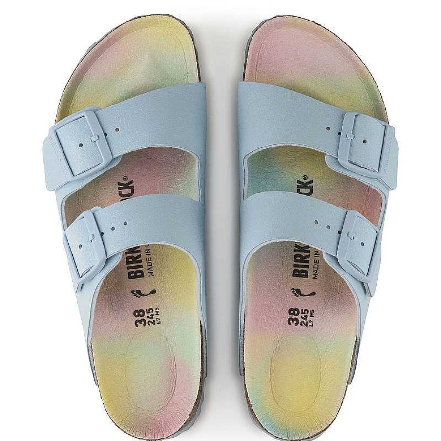 Women Birkenstock | Women'S Birkenstock Arizona Vegan - Ombre Finished Sky