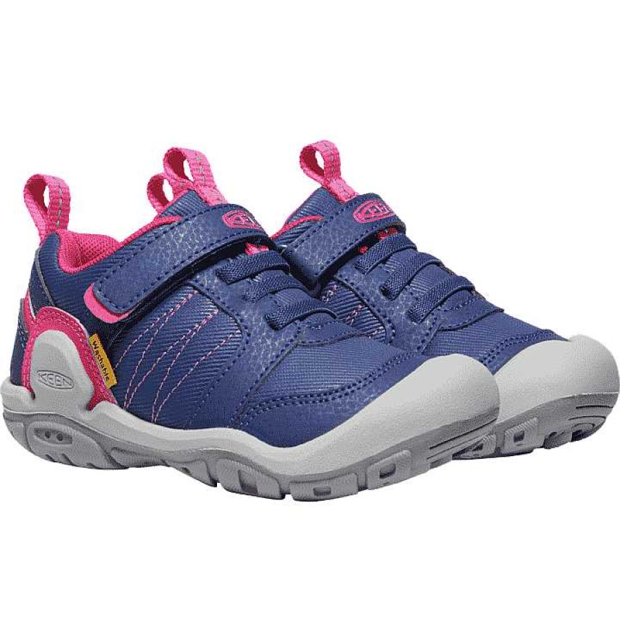 Kids Keen | Kids' Keen Knotch Peak C Size 8-13 - Blue Depths|Pink Peacock