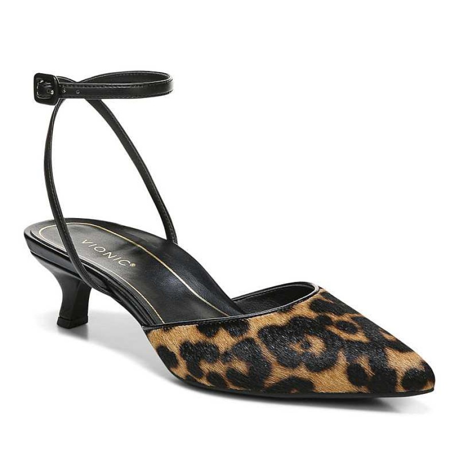 Women Vionic | Women'S Vionic Jacynda Heel - Tan Leopard