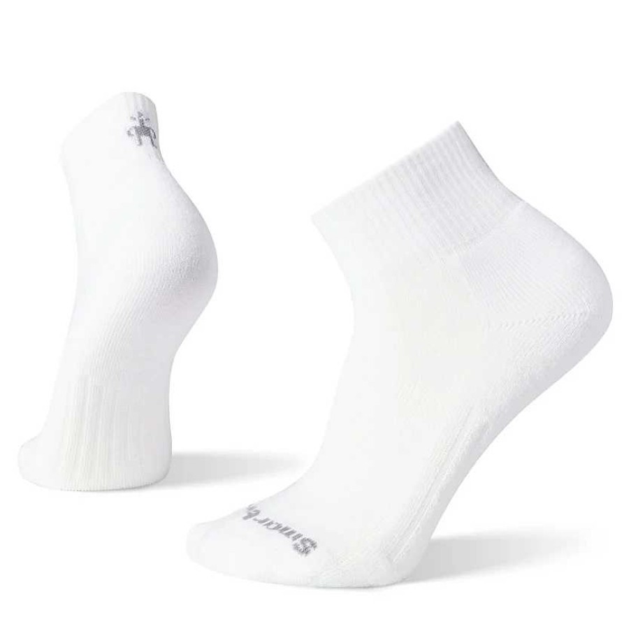 Accessories Smartwool | Men'S Smartwool Walk Light Cushion Ankle Socks - White