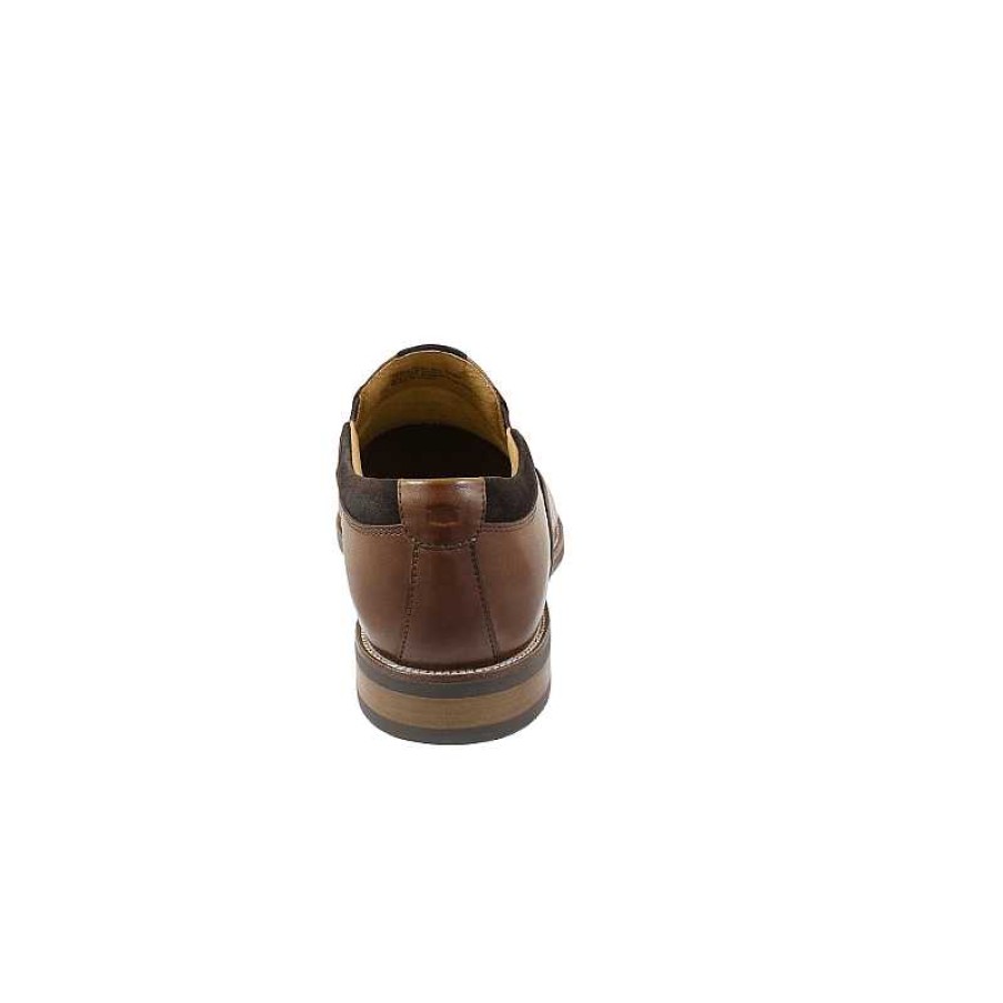 Men Florsheim | Men'S Florsheim Uptown Moc Toe Slip On - Cognac