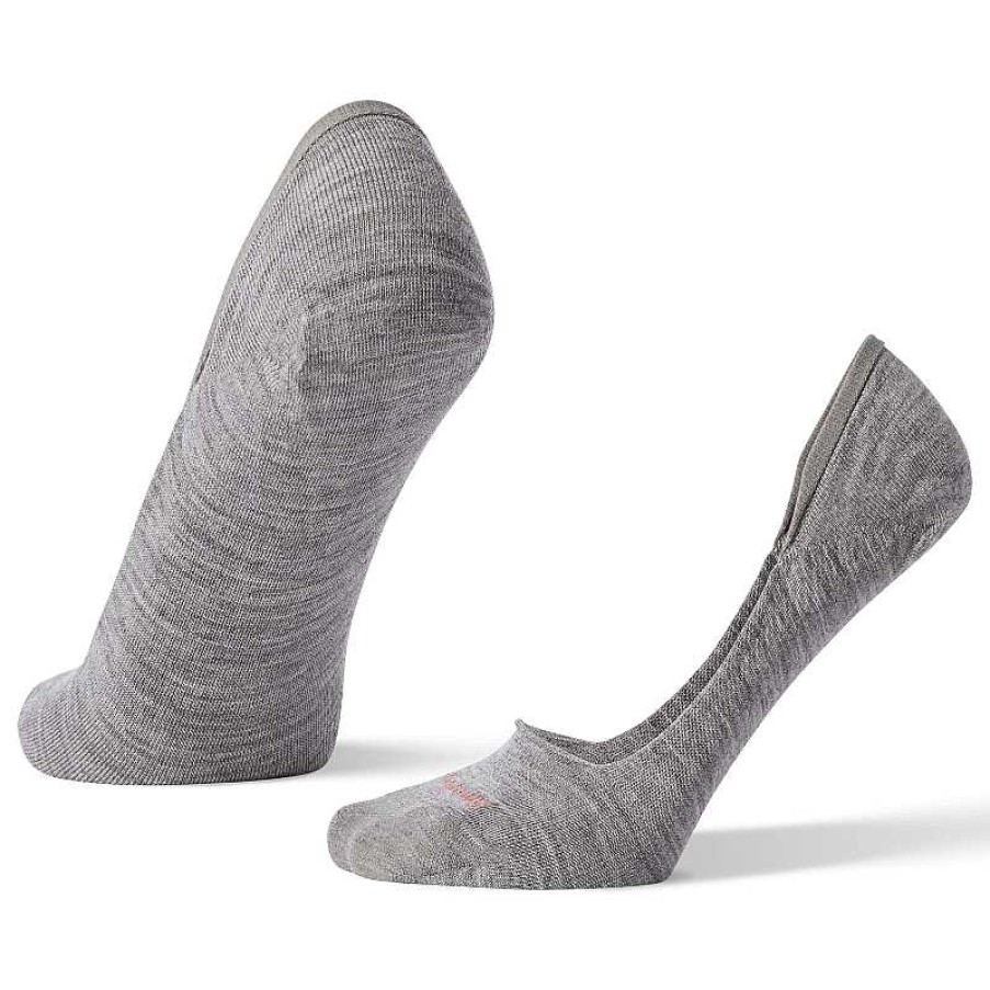 Accessories Smartwool | Smartwool Secret Sleuth No Show Socks - Light Gray