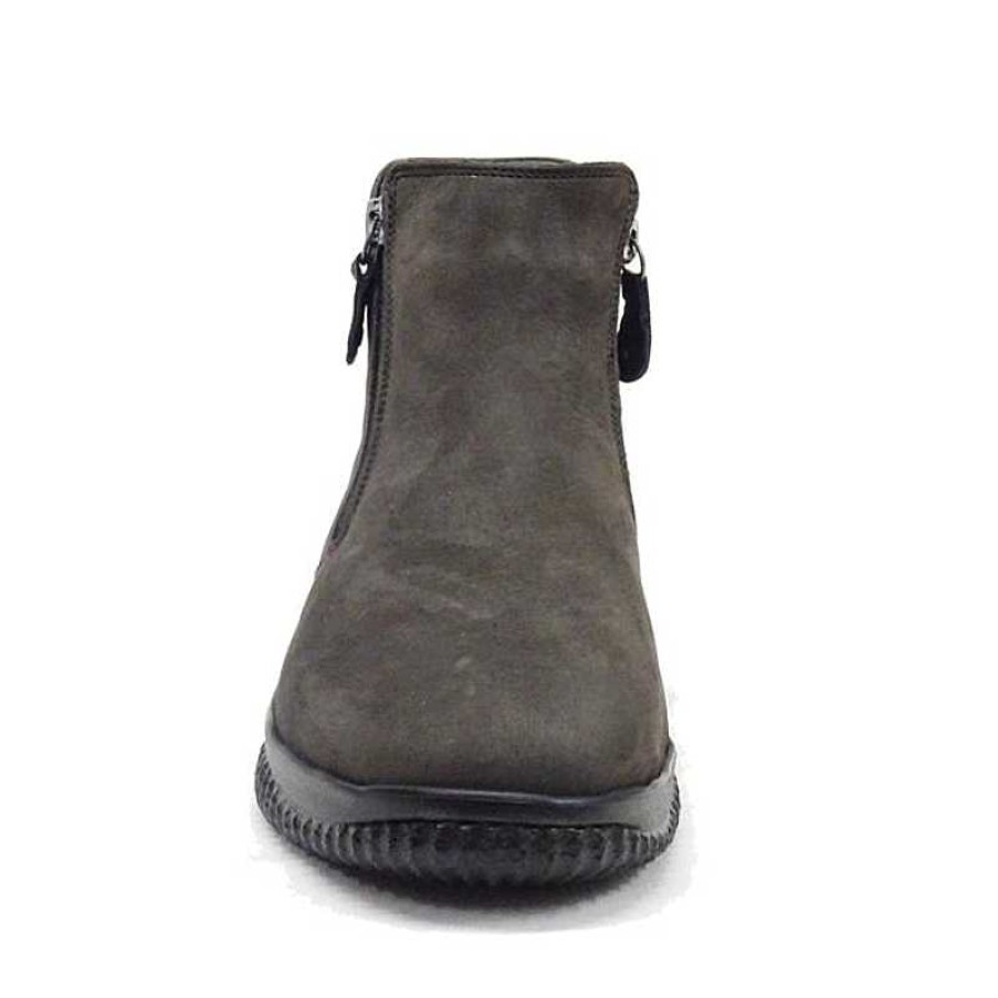 Women Hartjes | Women'S Hartjes Ethno Boot Zip Smoke/Schwarz - Uk Sizing