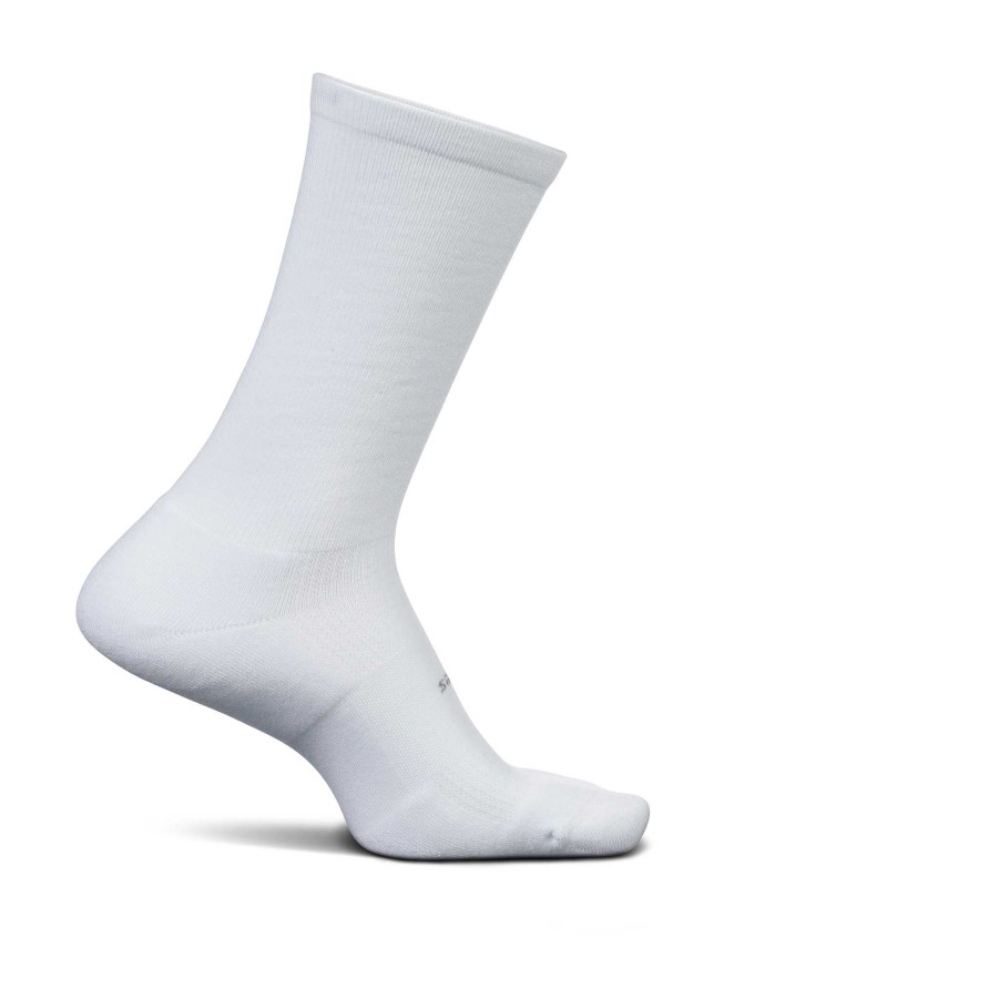 Accessories Feetures | Feetures High Performance Cushion Crew - White