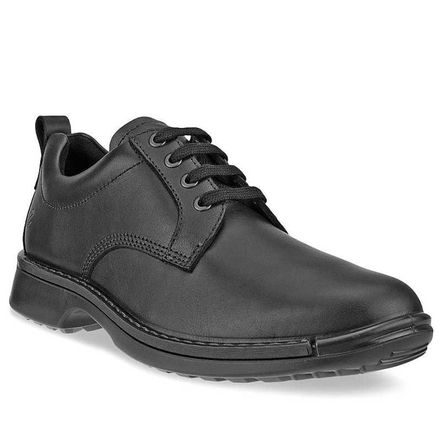 Men ECCO | Men'S Ecco Fusion Plain Toe Oxford Black