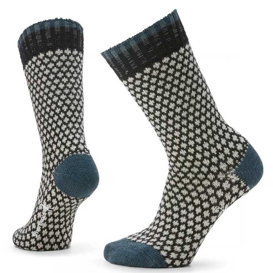 Accessories Smartwool | Smartwool Everyday Popcorn Polka Dot Full Cushion Crew Socks - Black