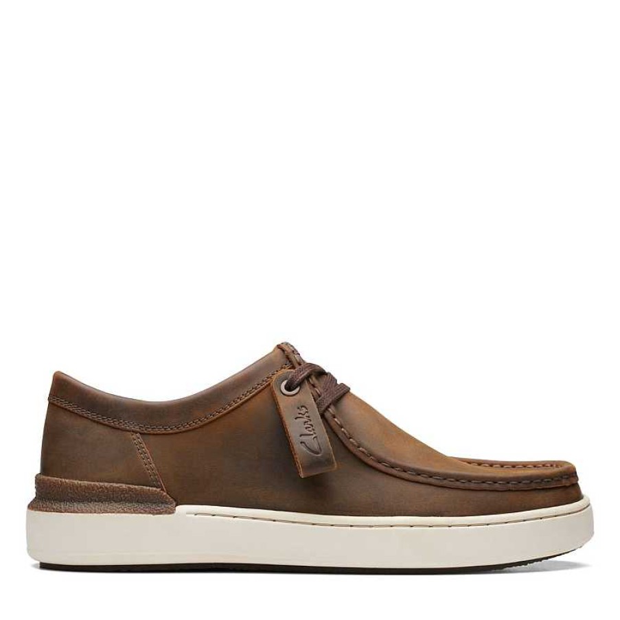 Men Clarks | Men'S Clarks Court Lite Wally - Beeswax