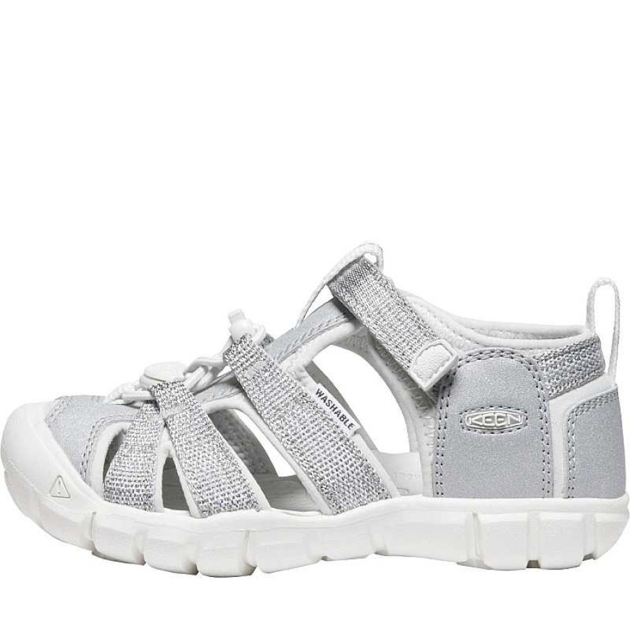 Kids Keen | Kids' Keen Seacamp Ii Cnx Sizes 1-3 - Silver/Star White