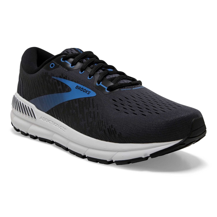 Men Brooks Running | Men'S Brooks Addiction Gts 15 - India Ink|Black|Blue