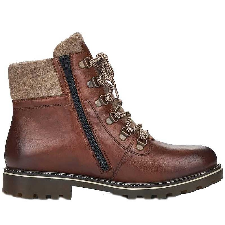 Women Remonte | Women'S Remonte D8462 Boot - Brown/Chestnut