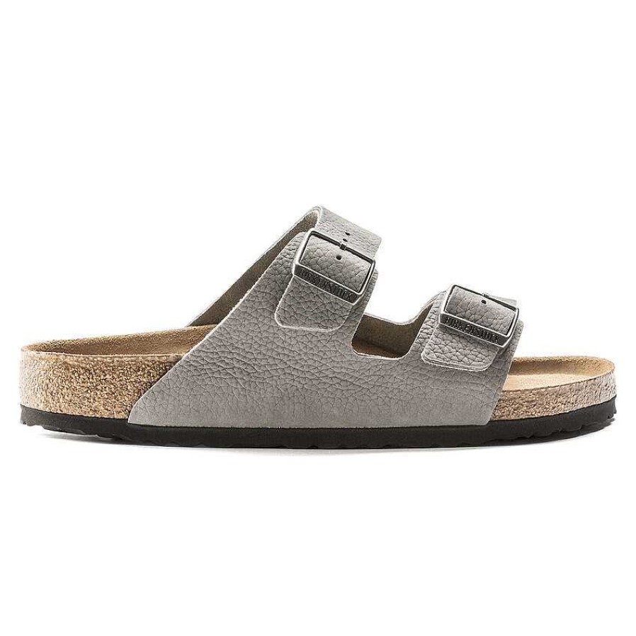 Men Birkenstock | Men'S Birkenstock Arizona - Desert Buck/Whale Grey