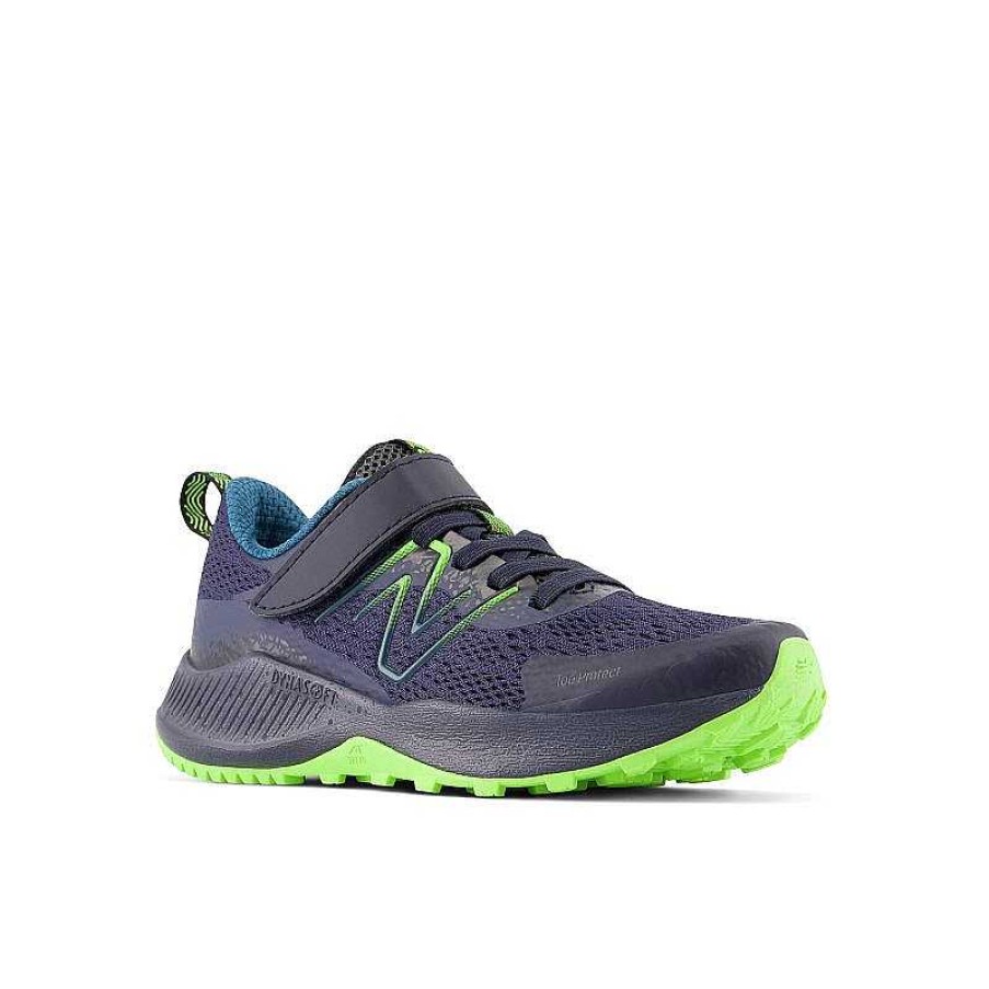 Kids New Balance | Kids' New Balance Dynasoft Nitrel V5 Bungee Lace - Sizes 10.5-3 - Natural Indigo|Eclipse|Pixel Green