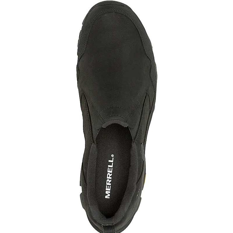 Men Merrell | Men'S Merrell Coldpack 3 Thermo Moc Waterproof Black