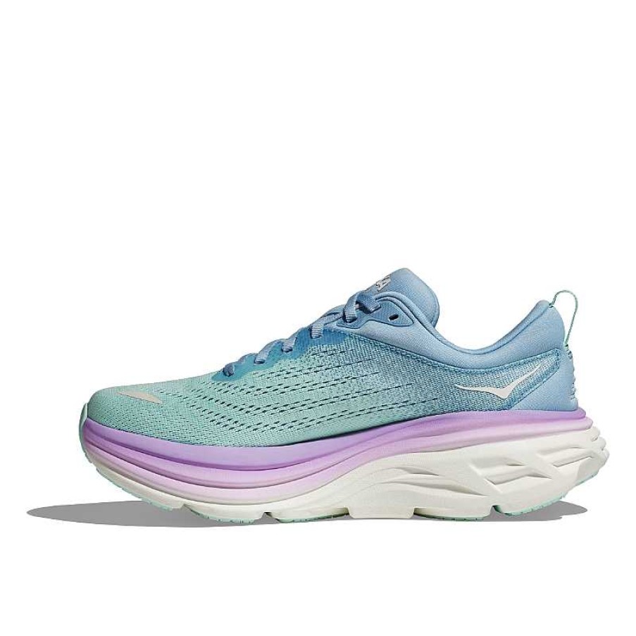 Women Hoka | Women'S Hoka Bondi 8 - Airy Blue/Sunlit Ocean (Abso)