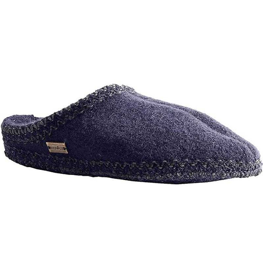 Men Haflinger | Haflinger As Wool Slipper - Navy