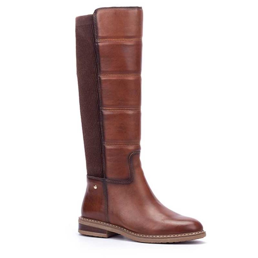 Women Pikolinos | Women'S Pikolinos Aldaya Tall Boot Cuero