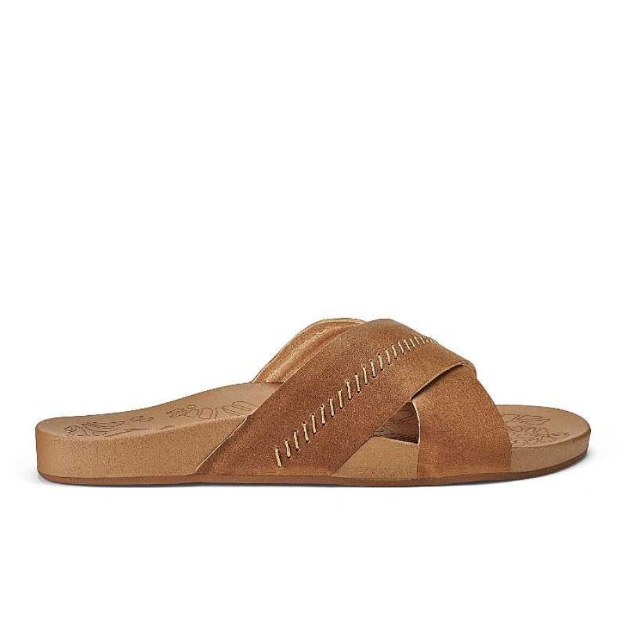 Women OluKai | Women'S Olukai Kipe'A 'Olu - Sahara/Sahara