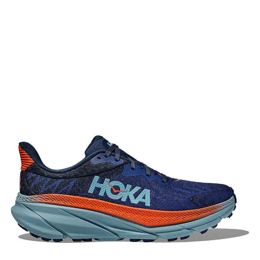 Men Hoka | Men'S Hoka Challenger Atr 7 - Bellwether Blue/Stone Blue (Bbsbl)