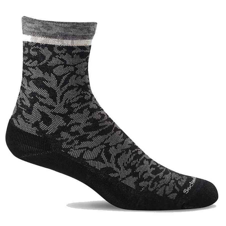 Accessories Sockwell | Women'S Sockwell Plantar Cush Crew - Black