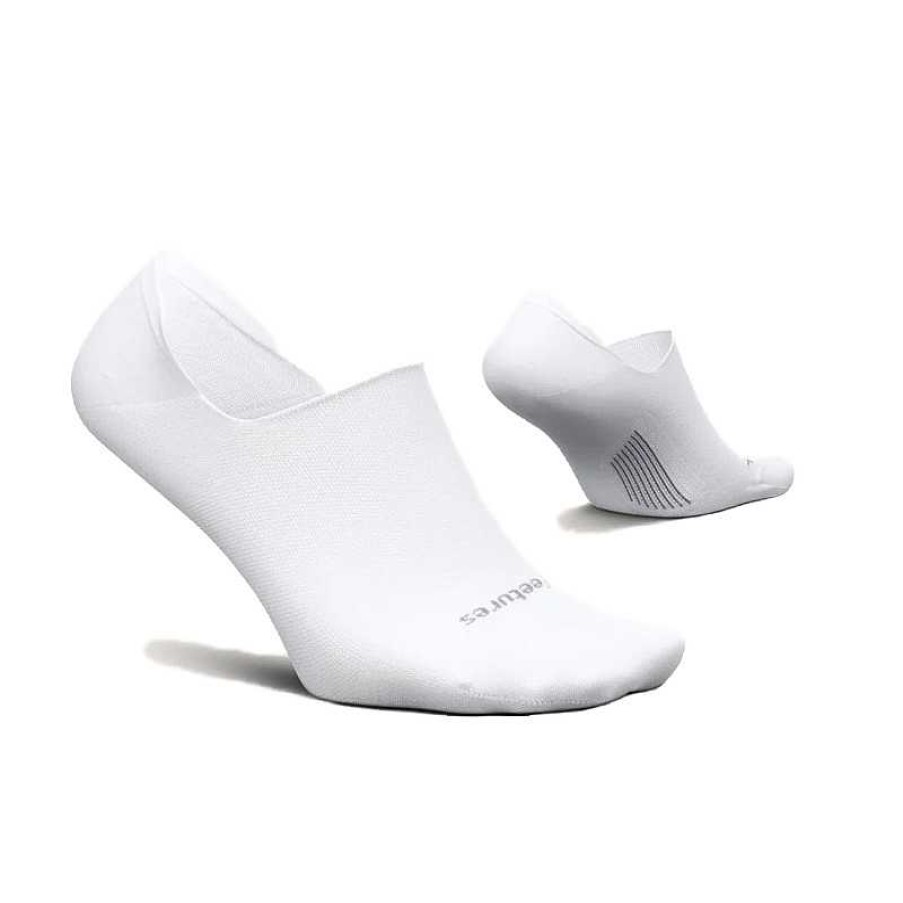 Accessories Feetures | Feetures Everyday Ultra Light Invisible Socks - White