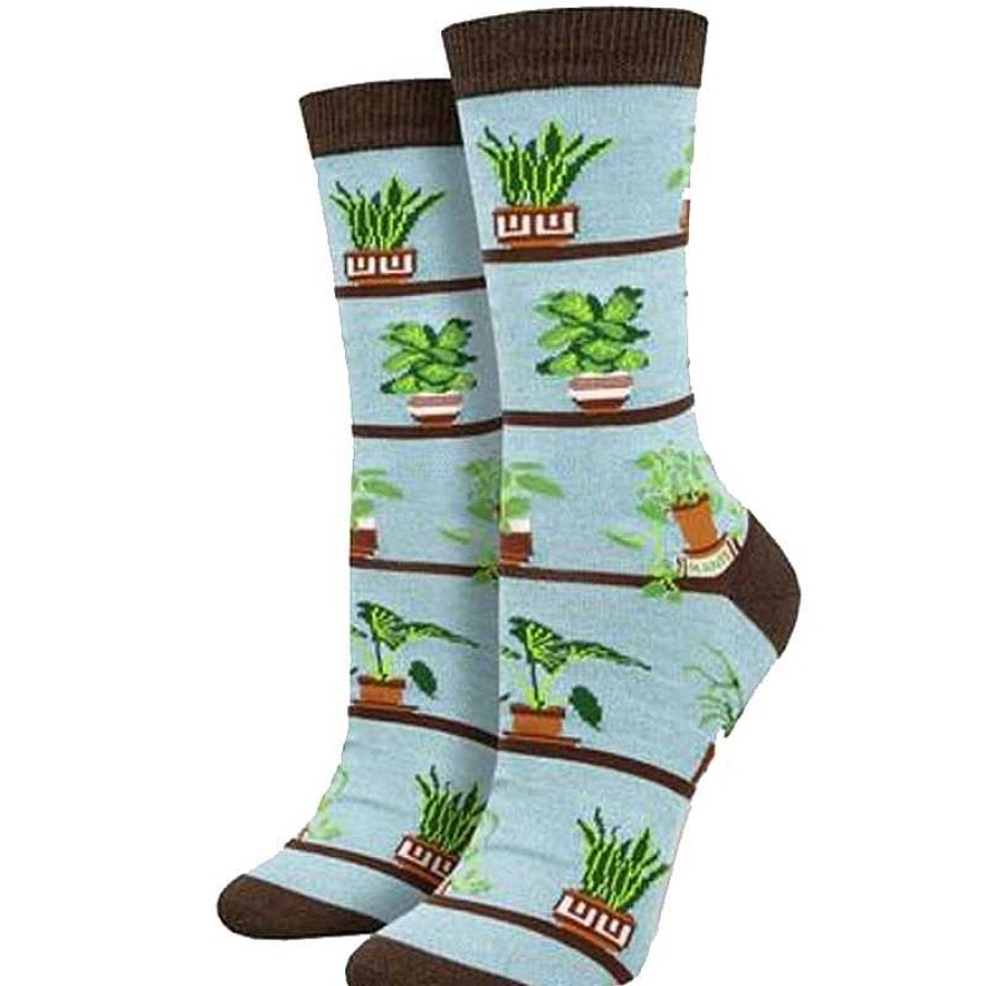 Accessories Socksmith | Socksmith House Plants Crew Socks - Blue