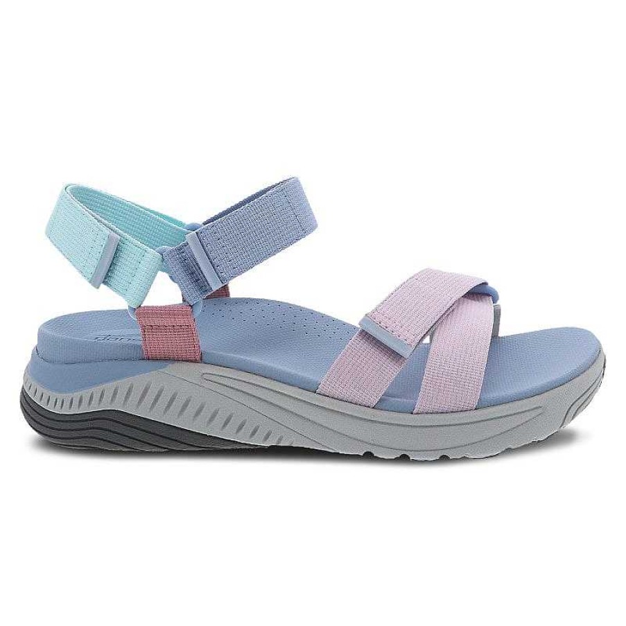 Women Dansko | Women'S Dansko Racquel - Sky Multi Webbing