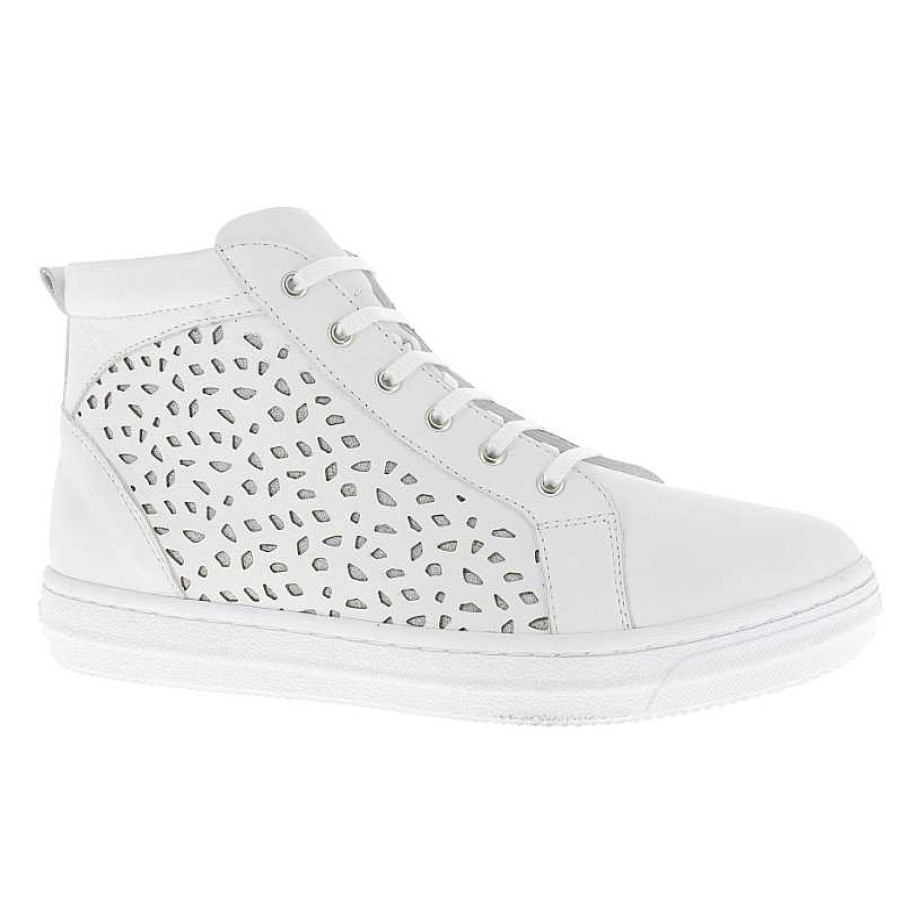 Women Andrea Conti | Women'S Andrea Conti Perf Sneaker Boot - White