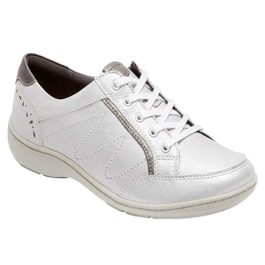 Women Aravon | Women'S Aravon Bromly Oxford - Silver