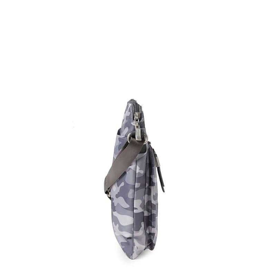 Accessories Baggallini | Baggallini Go Bagg With Rfid Phone Wristlet - Grey Camo Print