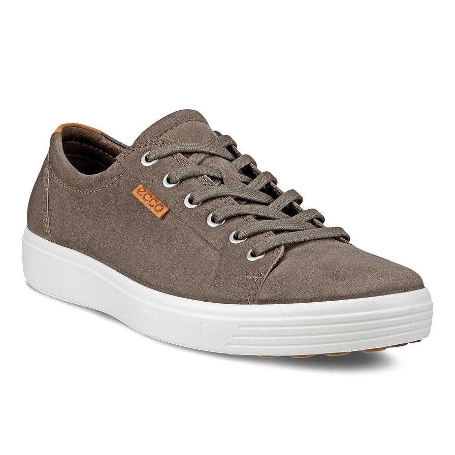 Men ECCO | Men'S Ecco Soft 7 Sneaker - Dark Clay