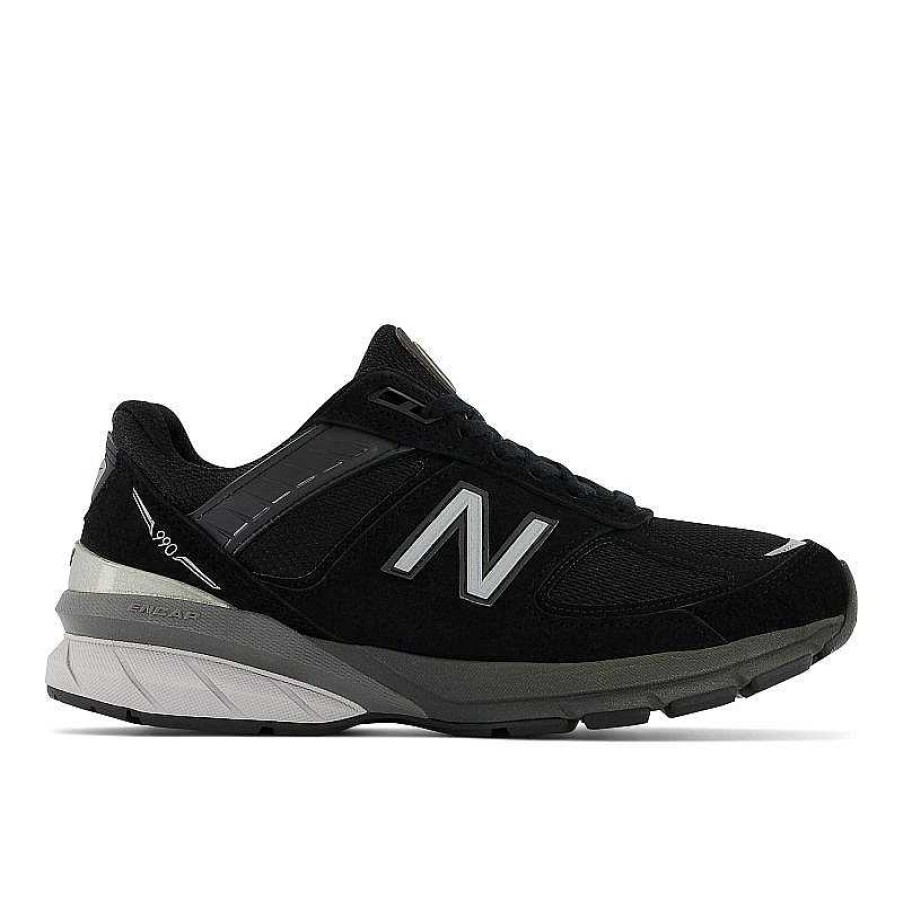 Women New Balance | Women'S New Balance Made In The Usa 990V5 - Black/Silver