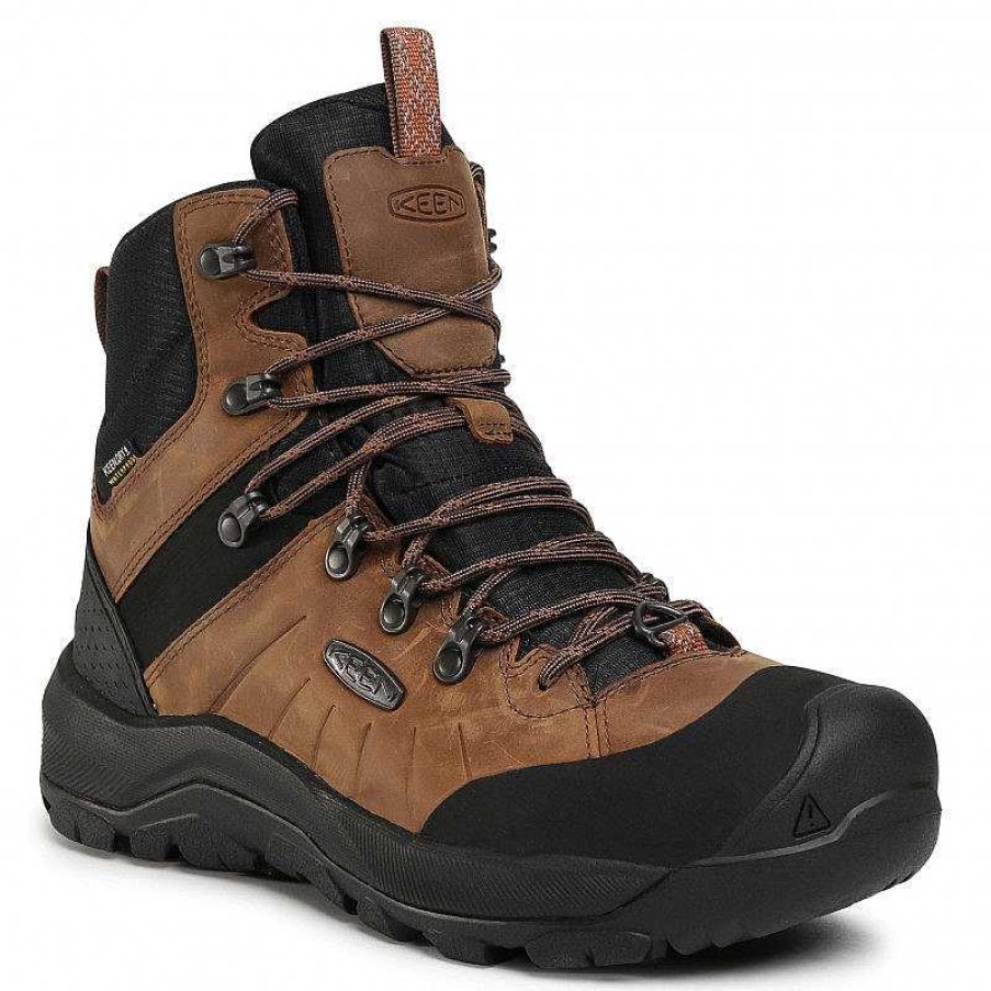 Men Keen | Men'S Keen Footwear Revel Mid Iv Polar - Dark Earth|Caramel Cafe