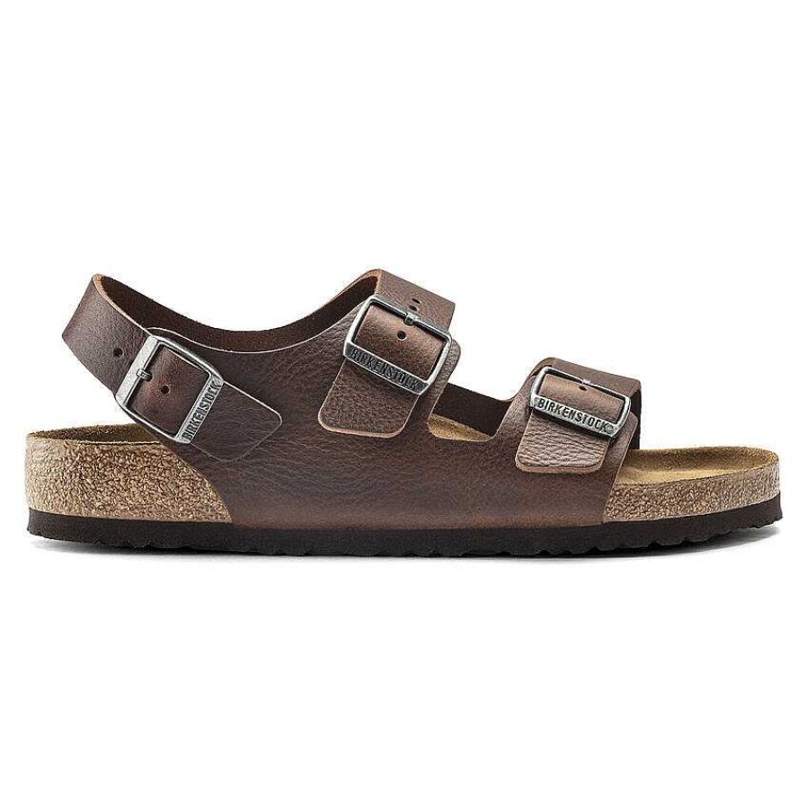 Men Birkenstock | Men'S Birkenstock Milano - Mx - Vintage Roast