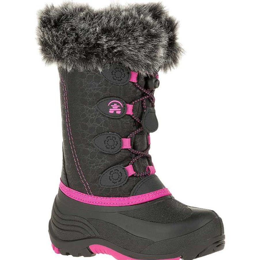 Kids Kamik | Kids' Kamik Snowgypsy Size 3-7 Black/Magenta