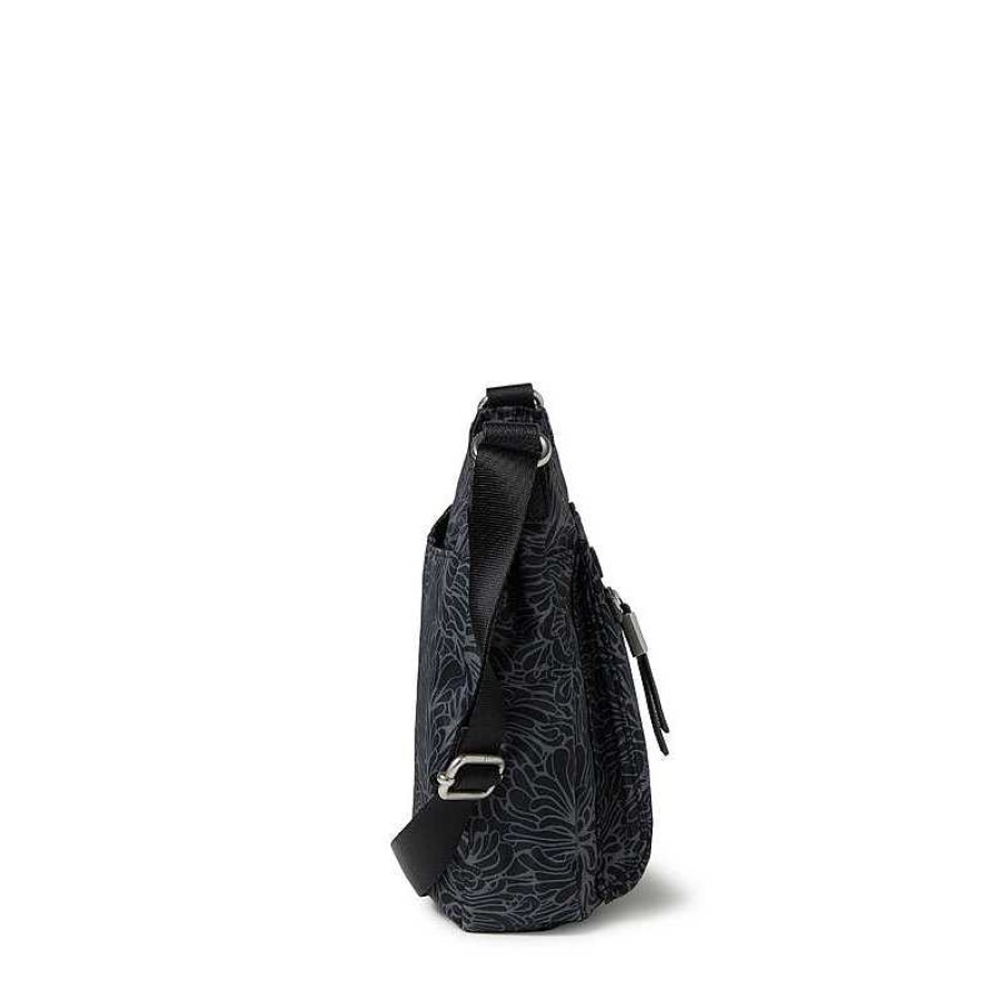 Accessories Baggallini | Baggallini Uptown Bagg With Wristlet Midnight Blossom