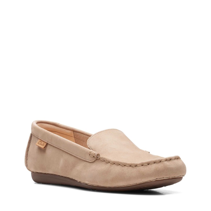 Women Clarks | Women'S Clarks Freckle Walk - Sand Nub