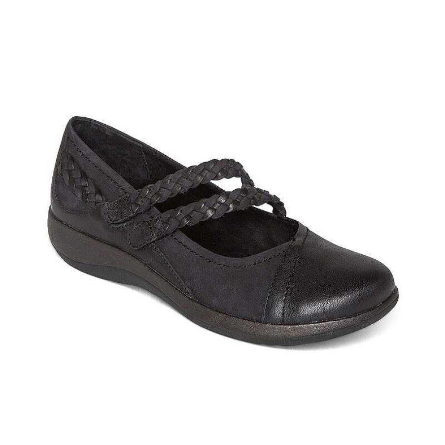 Women Aetrex | Women'S Aetrex Annie - Black